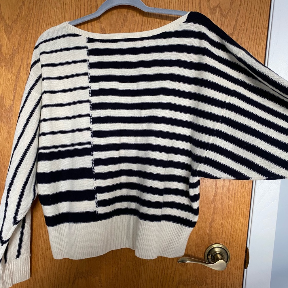 Joie Boatneck Cropped Full Sleeve Sweater